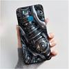 Phone Case For Infinix S5/S5 lite/X652/Camon 12 Air/CC6 Black Cute Cartoons Painted Casing Bumper Soft Shockproof Black Case