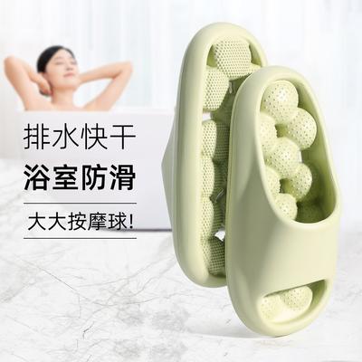 Lidani home нескользящие тапочки женские летние домашние комнатные удобные на толстой подошве с перфорацией для ванной комнаты, прохладные тапочки для купания