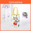 Chan Shin Crayon Canvas Handbag With Waterproof Material For Commuting School