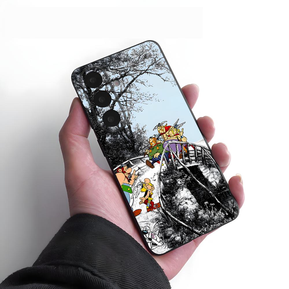 Чехол для телефона Астерикс и Обеликс для Samsung A25 A13 A33 5G A54 A36 A35 A56 A52 A14 Ударопрочный Мягкий чехол