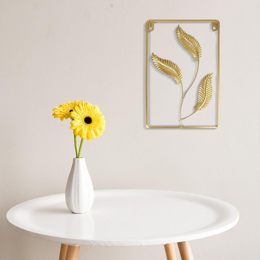 Золотой лист настенное украшение украшение для гостиной настенный декор