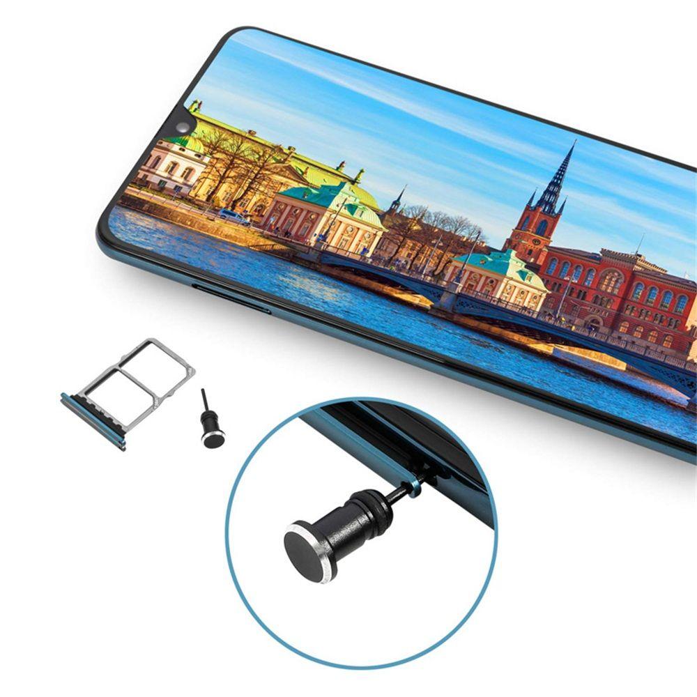 USB C SIM-карта Pin с защитой от пыли, пылезащитная заглушка, разъем 3,5 мм типа C, порт зарядки для Samsung S10 Macbook