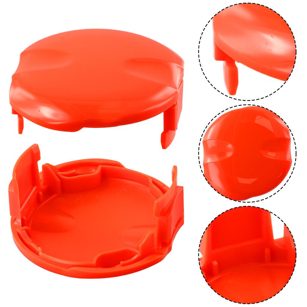 2pc Spool Cover For SmallCut 300 +Accu +Easy +Comf. 8845 8844 9824 9826 9588845 Spool Cap String Trimmer Parts Replace