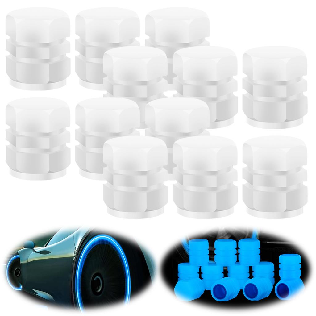 Флуоресцентные ночные светящиеся колпачки клапанов автомобильные светящиеся колпачки клапанов шин крышка штока клапана авто флуоресцентный декор грузовик внедорожник мотоциклы