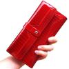 Women's Crocodile Pattern Leather Wallet: Snap Closure, Multi-Card Holder, Billfold, Phone Bag, Clutch, Coin Purse.