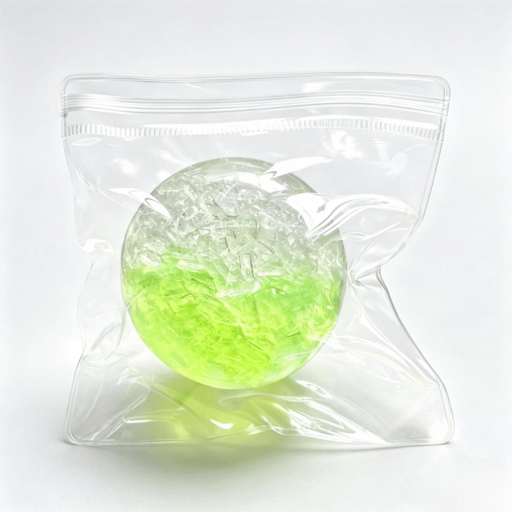 Shredded Ice Sugar Cracking Squishy Toy Slow Rising Ice Cracked Crystal Ball Vent Toy