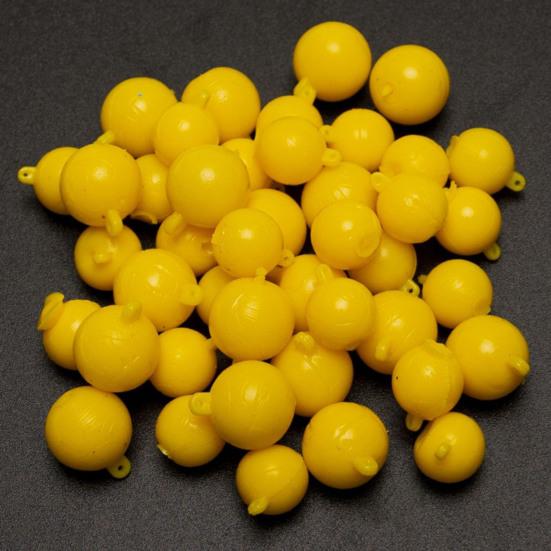 40/50Pcs 10/12MM Carp Fishing Half Floating Ball Corn Flavor Mini Soft TPR