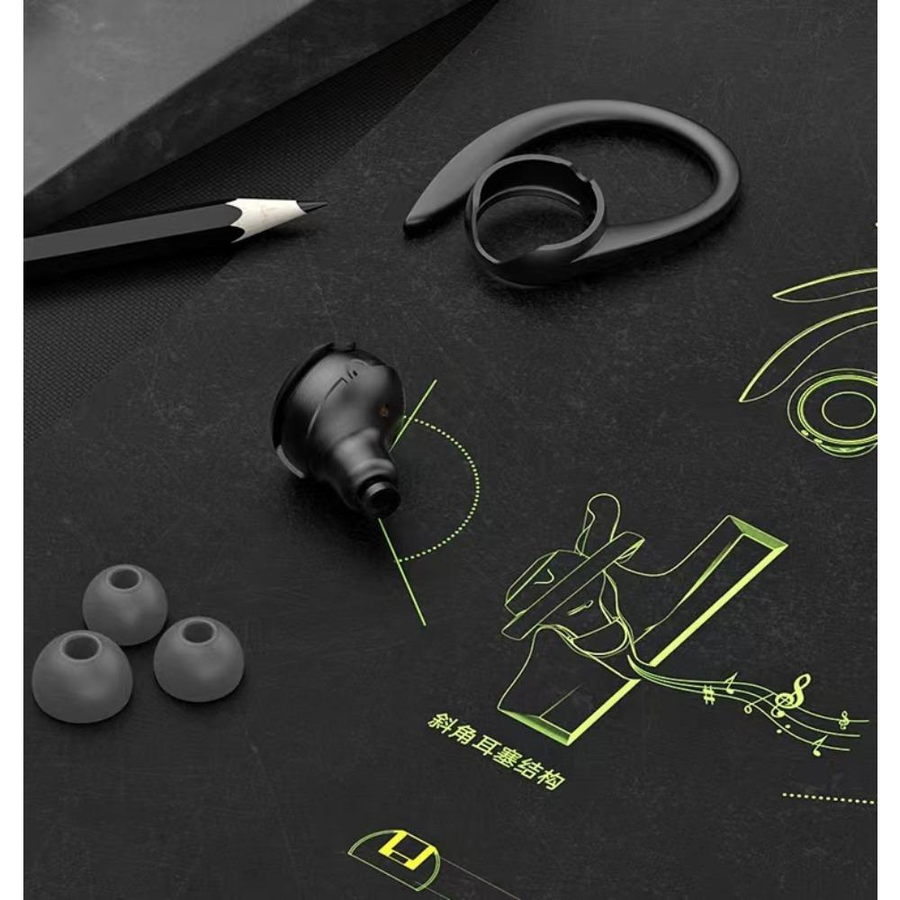 Новая обновленная версия Bluetooth-гарнитуры для бега с настоящим беспроводным шумоподавлением и полувкладышной спортивной гарнитурой