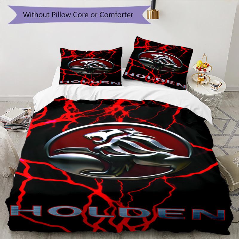 Electric Energy Holden Logo Bedding Set,Breathable Duvet Cover with Pillowcases,Soft Bed Linen for Bedroom Home Decoration,Perfect Festival Birth