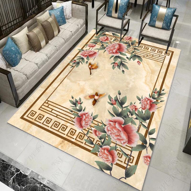 Новый китайский ковер для гостиной, домашний роскошный прикроватный коврик для спальни, большой коврик для офиса, коммерческие ковры, моющийся коврик для входной двери