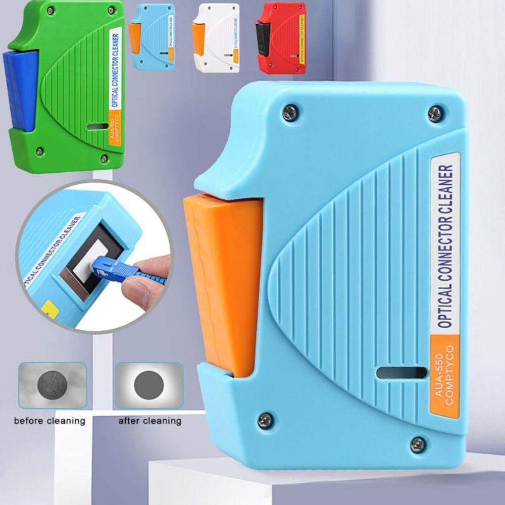 Fine Fibers Fiber End Face Cleaning Box Replaceable Core Fiber Wiping Tool Telecommunications