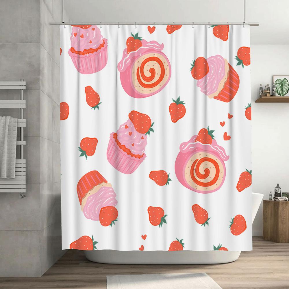 Polyester Bath Shower Curtain Waterproof Kitchen Bathroom Decor