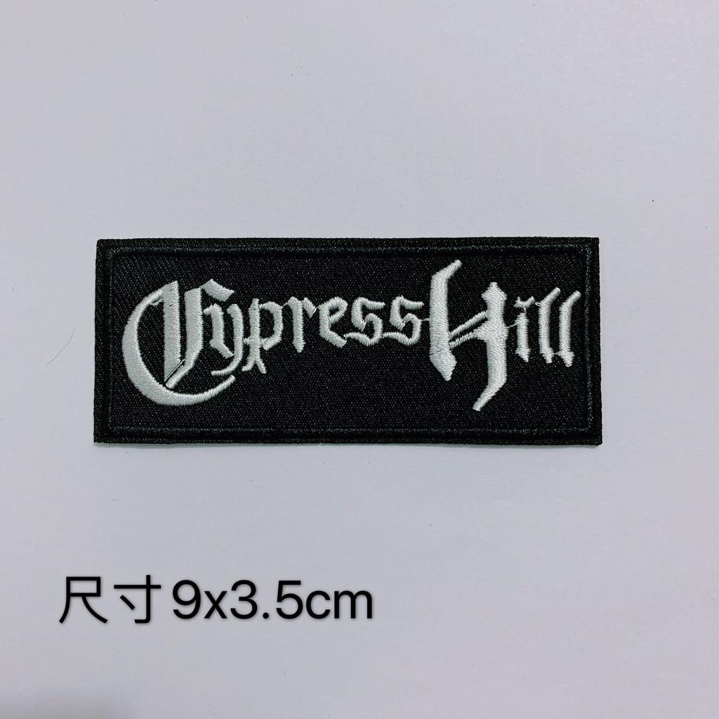 Black And White Punk Badge, Clothes Patch Decoration, Badge Badge Cloth Sticker, Computer Embroidery Adhesive Sticker