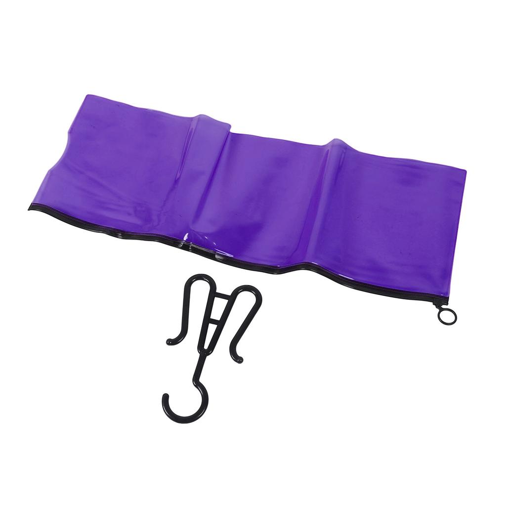 5pcs Wig Storage Bag Transparent PVC Hair Extension Holder With Hangers for Home Large Size