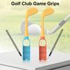 2PCS Golf Culb for Switch 2 Golf Clubs Lightweight Controller Grip Holder with Wrist Strap for Joy-Con Sports Game Accessories