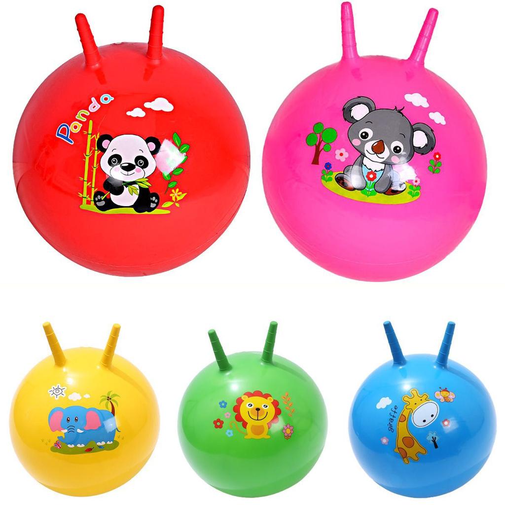 Children Kindergarten Outdoor Sports Inflatable Toys Kids Space Hopper Bouncing Balls Hop Ball