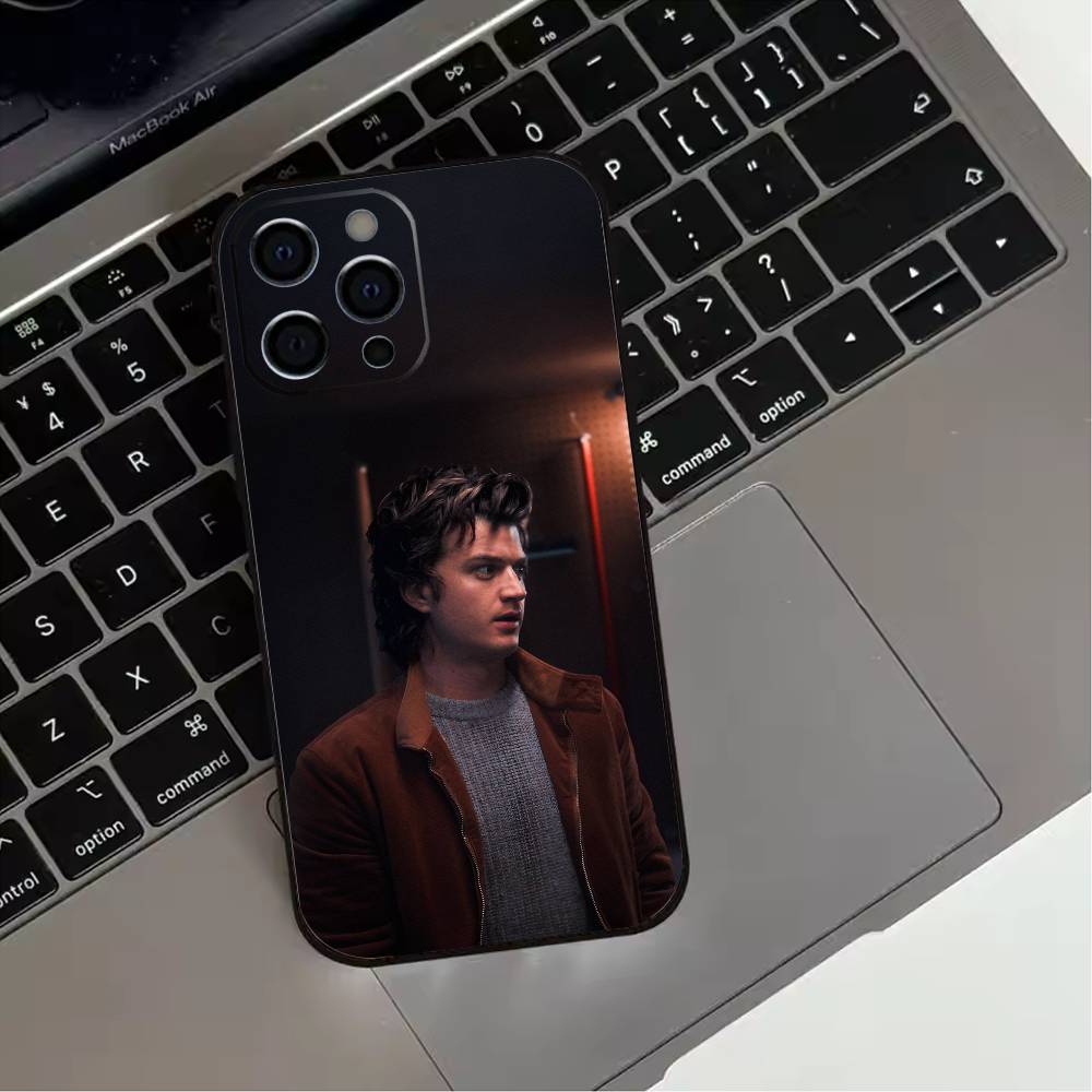 COOL S-Steve H-Harrington Phone Case For iPhone 17,16,15,14,13,12,11 Plus,Pro Max,XS,Soft Silicone Black Cover