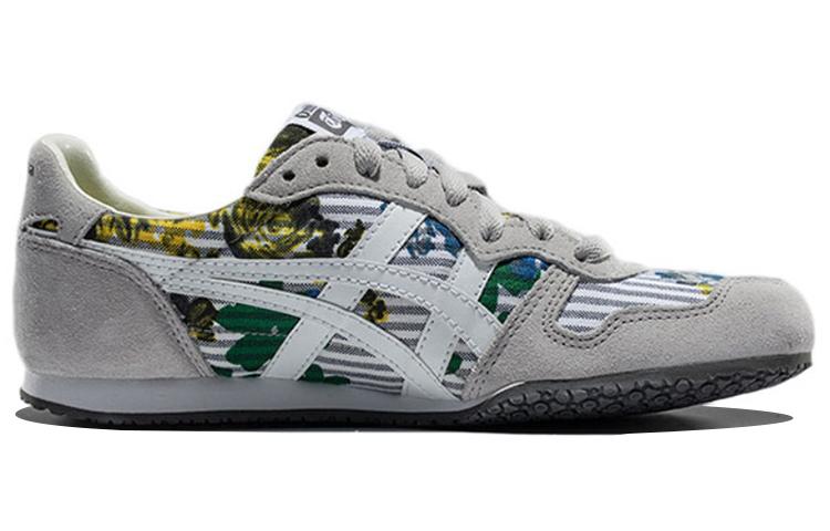 ONITSUKA TIGER Кеды Serrano Низкие Повседневные Женские Полосатые Серые D668L-1099