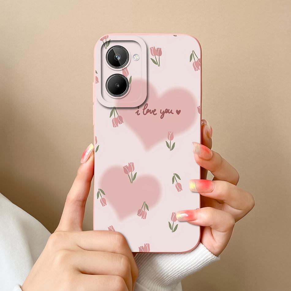 Чехол для Realme 10 Pro Plus 10S Модный Дизайн Полная Защита Задняя Крышка Для Realme 10Pro+ Мягкий Жидкий Силикон Защита от Падения Funda