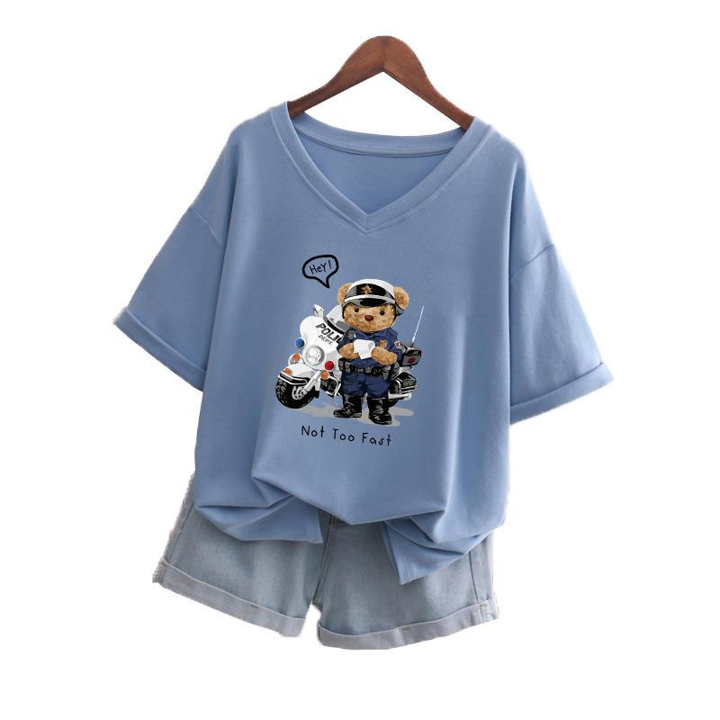 Cool Bears Patch For Clothes Animal Pirnt Clothes Stickers Diy Parches Ropa T-Shirt Hoodies Heat Press Appliqued Iron On Patches