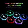 wzpc7 Car Coasters USB Charging Anti-slip Cup Pad Seven-color LED Auto Interior Ambient Light For Chevrolet Spark Captiva Cruze SS Z71