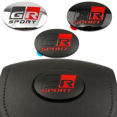 Для T-oyot-a GR Sport логотип, крышка рулевого колеса, наклейка, эмблема, значок, наклейки для YARiS Corolla RAV4 C-HR Camry Supra Prado Tacoma