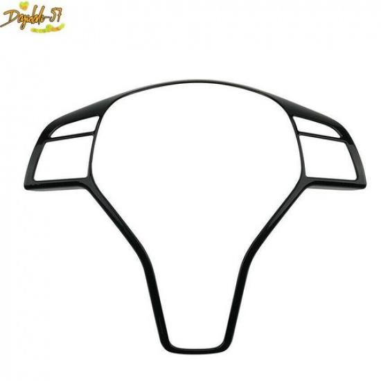 ABS Steering Wheel Frame Cover Trim Glossy Black For Benz Class A B C W204 W212