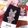 Diamond Cartoon Bunny Decoration Socks, Fashion Diamond Sparkling Women's Socks, Comfortable and Breathable Christmas Stockings
