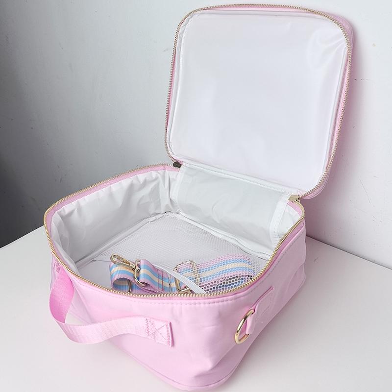 Color Letters Lunch Bag Thermal Bag Portable Box Ice Pack Keep Fresh Picnic Bags Insulated Food Handbag Back To School Gift