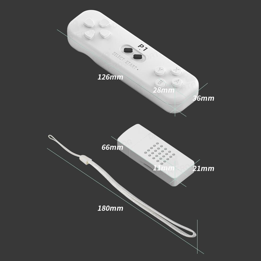 DATA FROG Y2 FIT Встроенный 1086 игр HD TV Видео Игровая приставка Двойной беспроводной геймпад