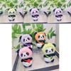 Adorable Plush Panda Keychain Plush Toy For Couples Gifts With Soft Short Fur