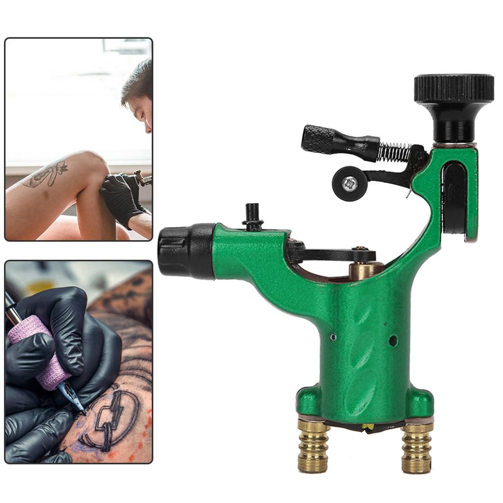 Роторная тату-машинка Профессиональная электрическая тату-машинка-шейдер-лайнер для татуировщикаЗеленая