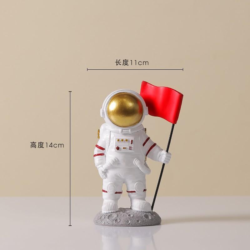 Креативный красный флаг астронавт украшение гостиной винный шкаф простое украшение для дома украшение рабочего стола офиса