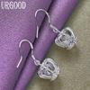 Серьги-короны из стерлингового серебра 925 пробы, красивый подарок, модные украшения