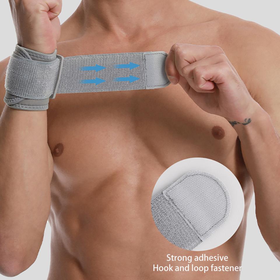 1Pcs Adjustable Wrist Support Dual Compression Nylon Wrap Sports Anti Sprain Guard Unisex