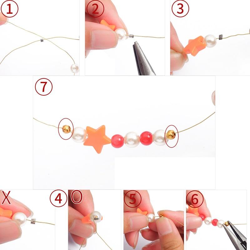 Изысканная пробка для ювелирных аксессуаров своими руками, круглые бусины-разделители, диаметр 3, 4, 5 мм, 100 шт./лот, крышки для концевых бусин с фурнитурой, популярные ручные аксессуары