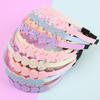5PCS Glitter Star Headbands Girls Sparkly Heart Headbands Girls Flower Hairbands Children Kids Party School Hair Accessories