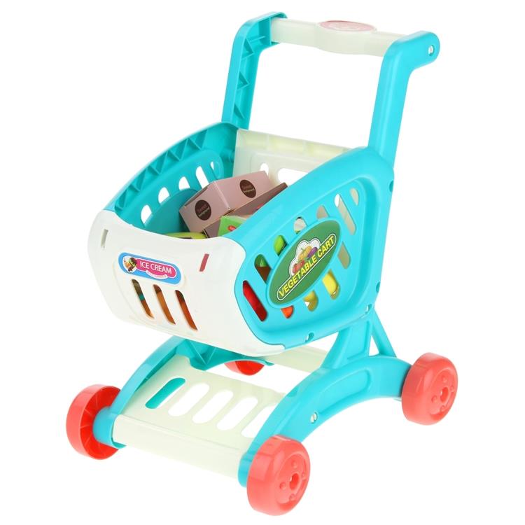 Shopping Cart For Kids Vegetables Fruits Accessories Shop