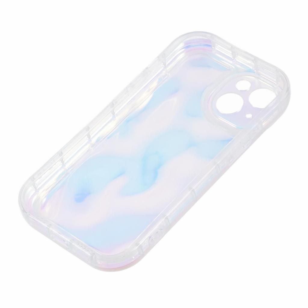 For iPhone 13 Case Laser Meteorite Pattern Soft TPU Shockproof Cover