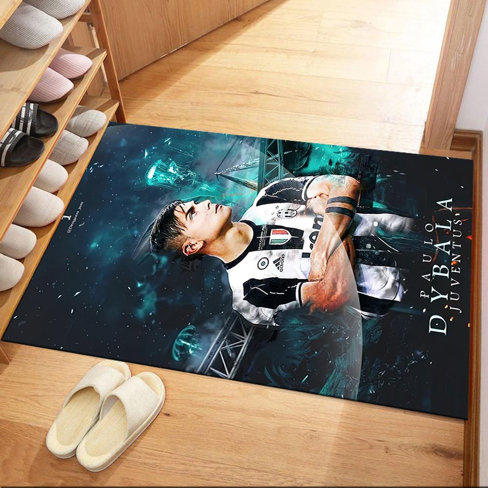 Juventus Floor Rug Office Rug Suitable For Balcony Dining Room Foyer Bedrooms Antislip Rug Anime Office Decor