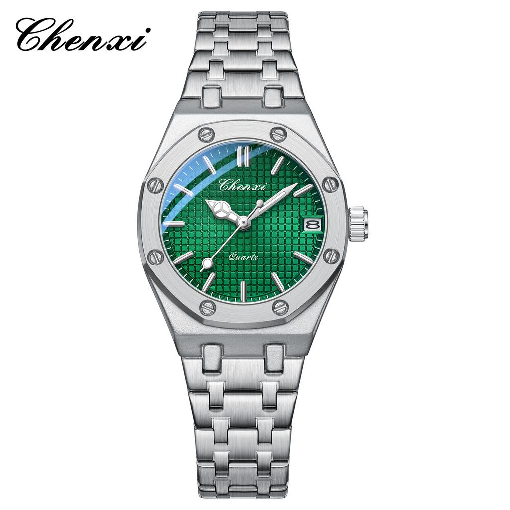 Chenxi Top Luxury Quartz Watch for Women Elegant Stainless Steel Watch Luminous Waterproof Date Wristwatch Ladies Dress Watch