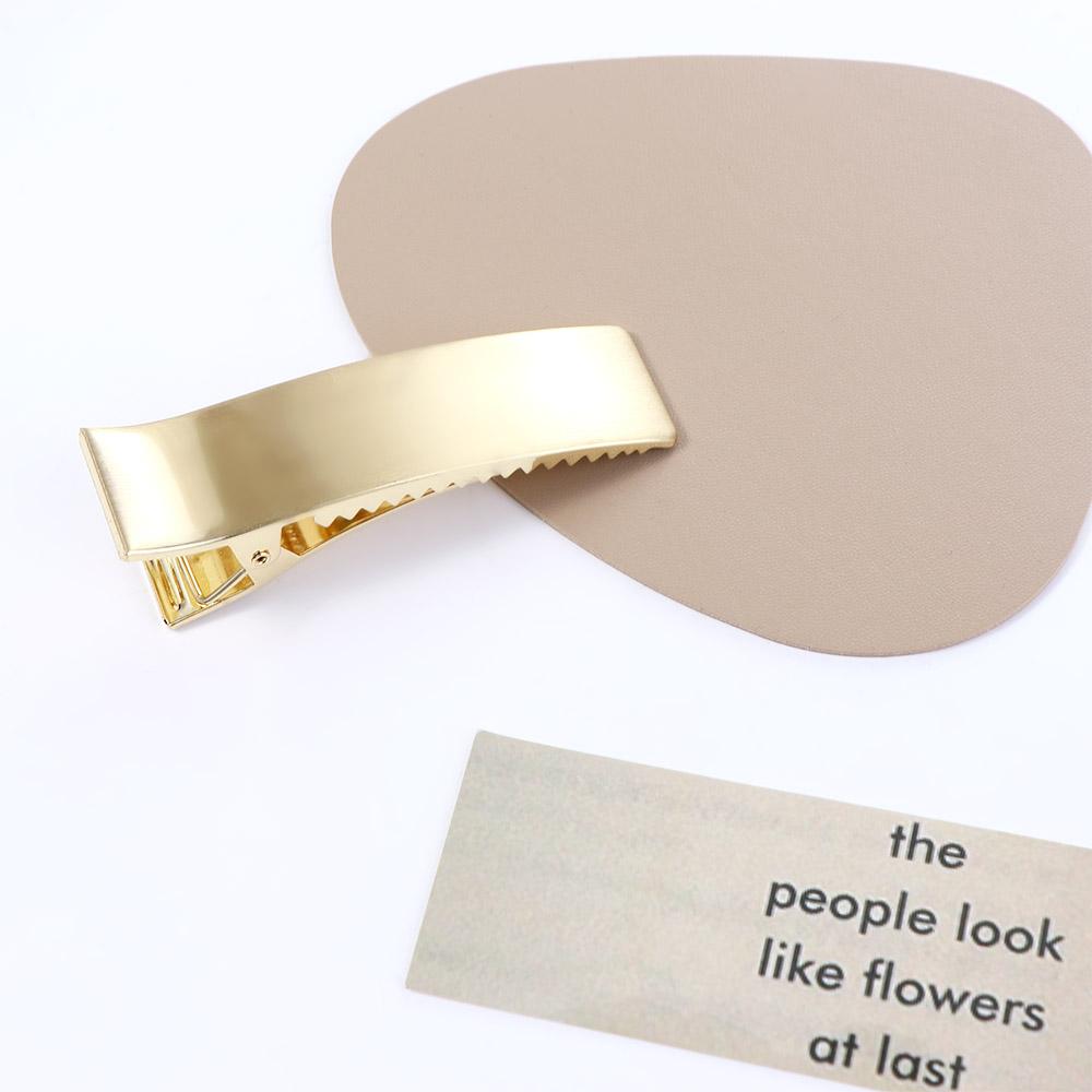 Bangs Clip Side Clip Women Hairpin Korean Style Hairpin Hair Accessories Metal Wire Drawing Hairpin