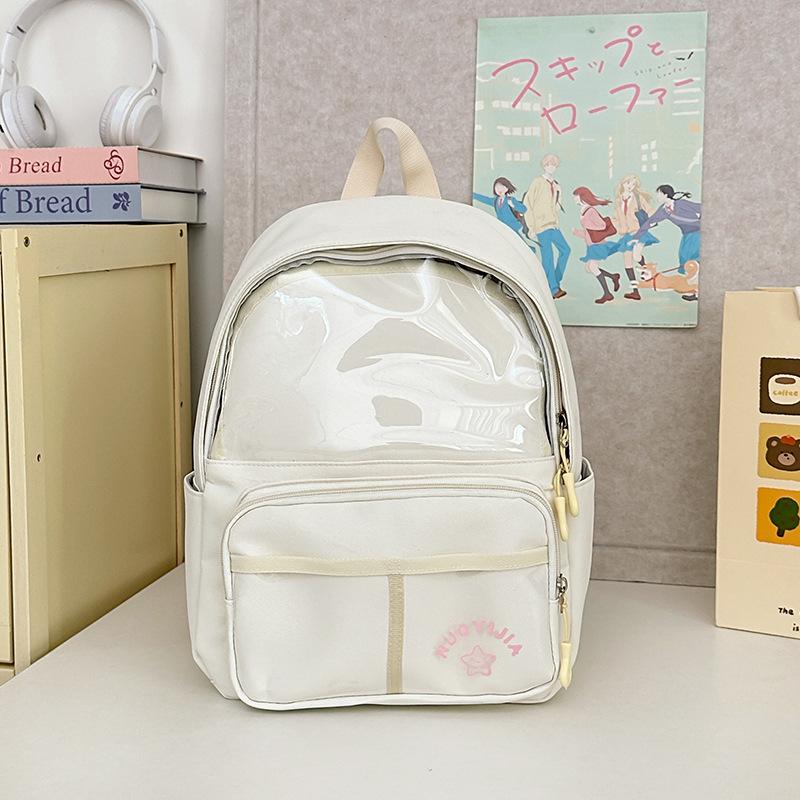 Schoolbag new student backpack female primary and secondary school students casual versatile pain bag schoolbag travel cute wind small backpack