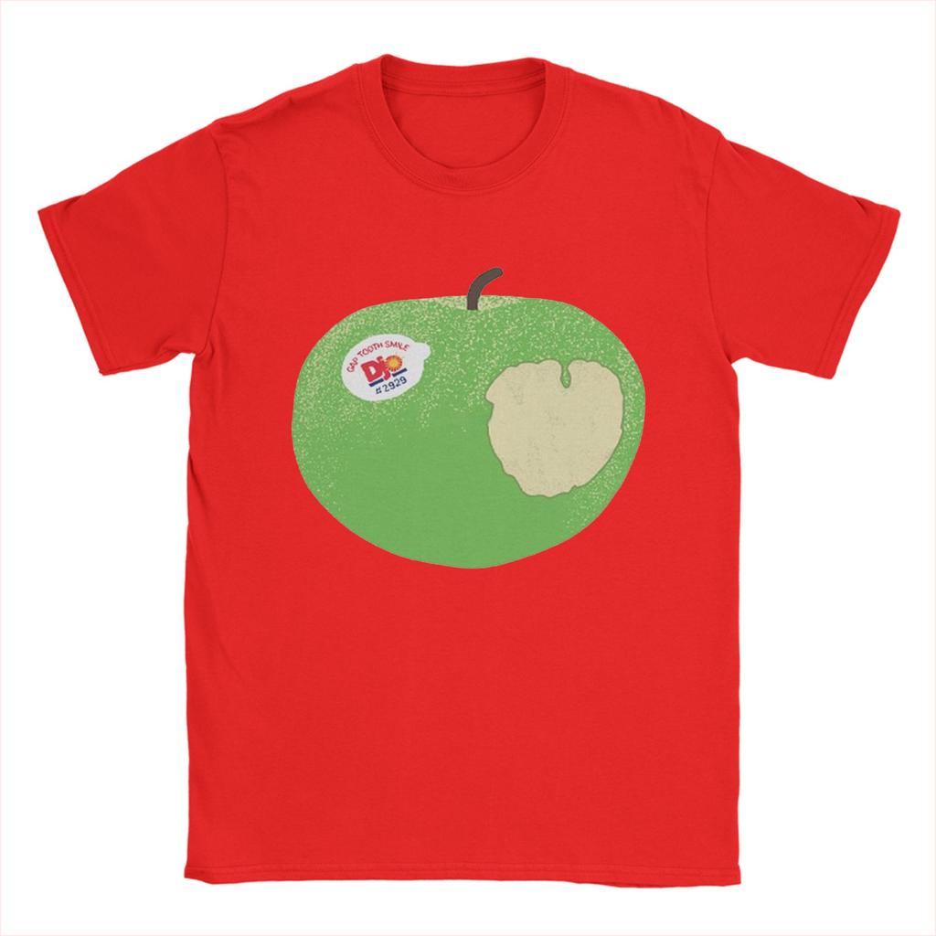 Djo Apple T Shirts Unisexs Cotton Amazing TShirt Round Neck Tee Shirt Short Sleeve Clothes Adult