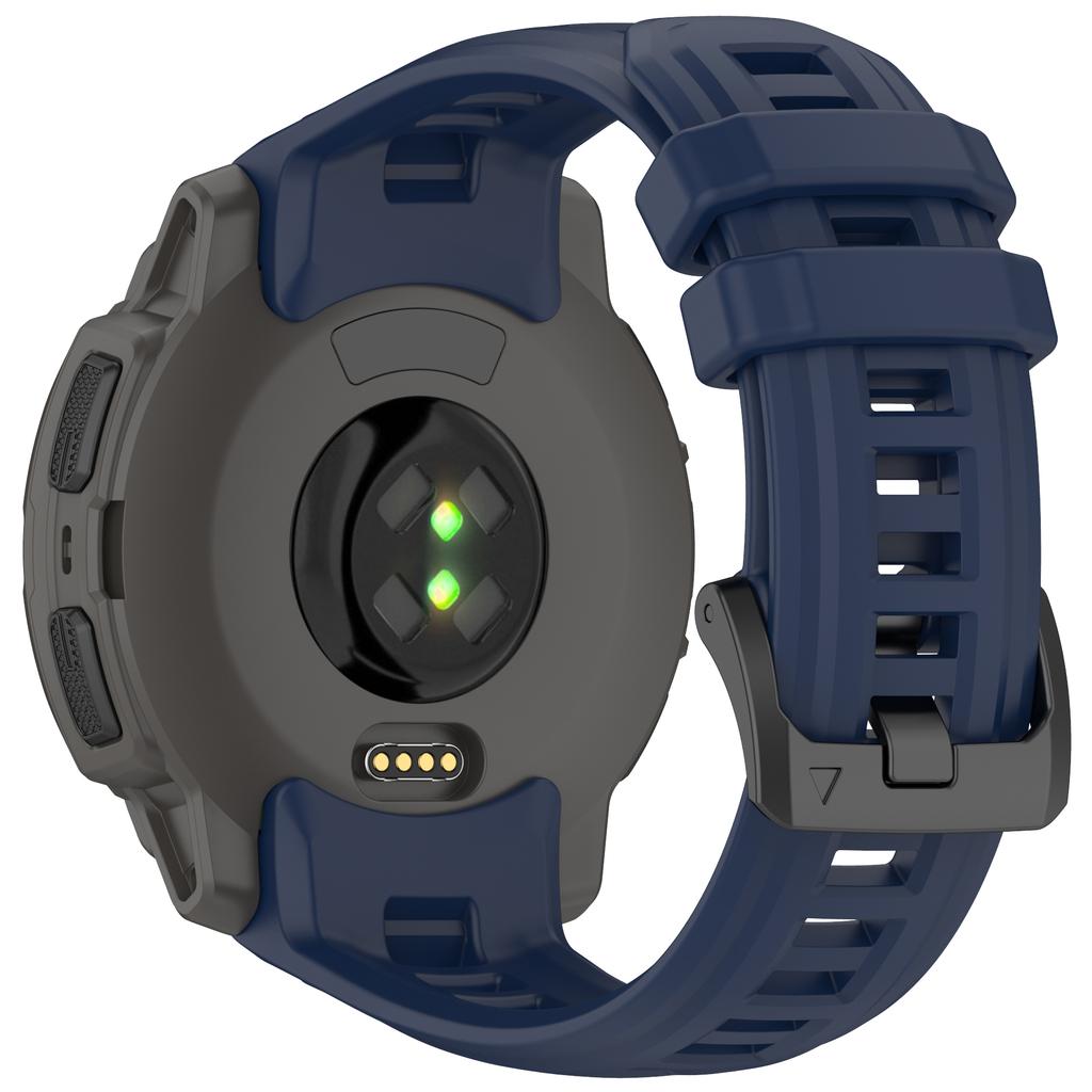 For Garmin Instinct E 45mm Smartwatch Band Breathable Sports Silicone Strap