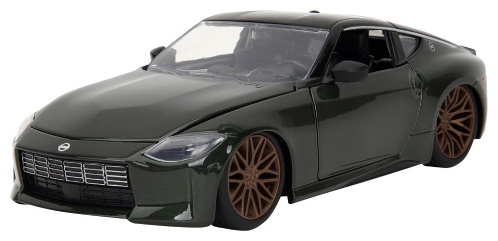 Jada Toys Серия Форсаж X 2023 Nissan Z Темно-зеленый и 1/24 F&F (Готовая модель)