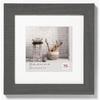 Cadre Photo Home 20x20 Cm Bois Gris