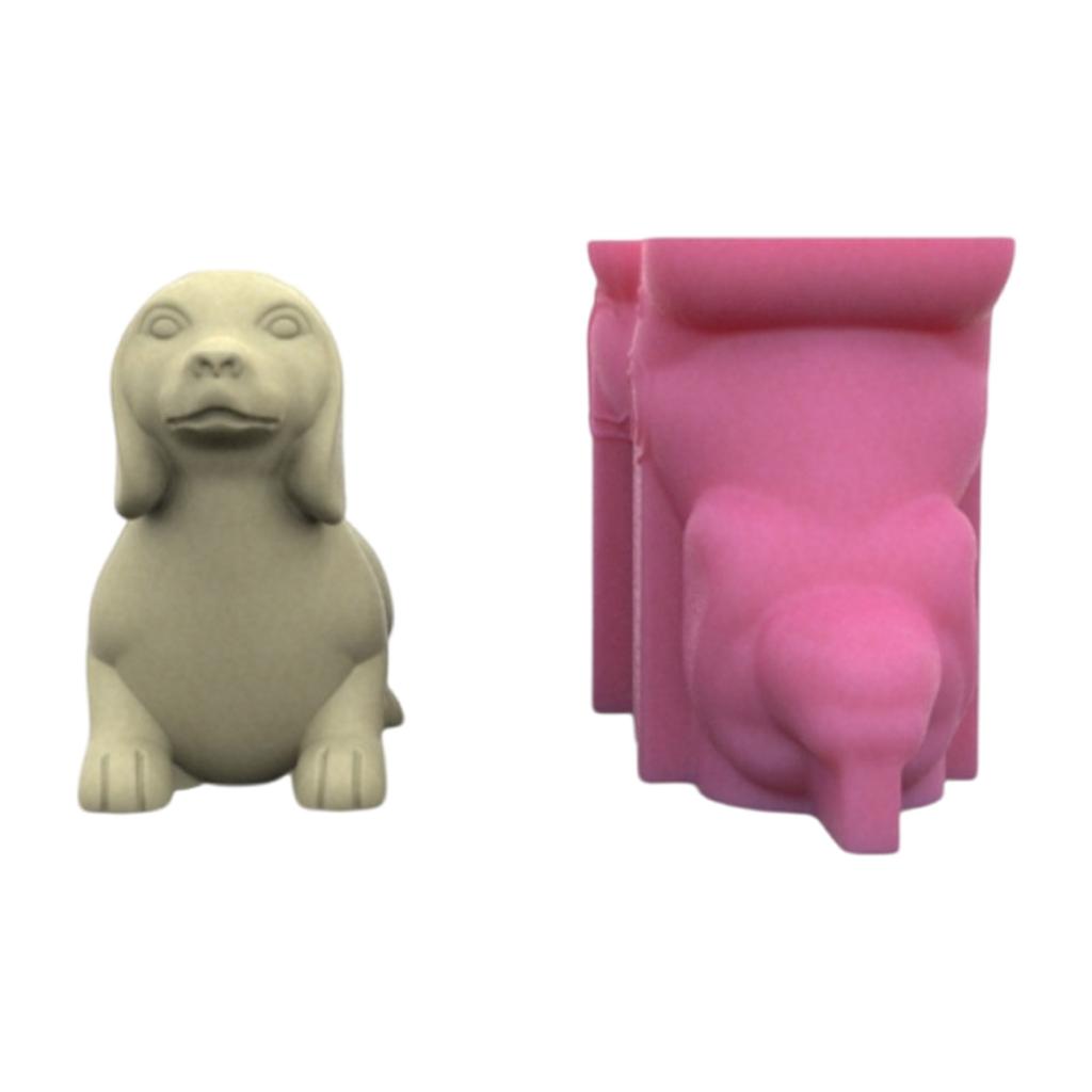 Формы для суккулентных растений Формы для ваз Формы для цветочных горшков в форме собаки-таксы Формы для эпоксидной смолы Формы для держателей ручек