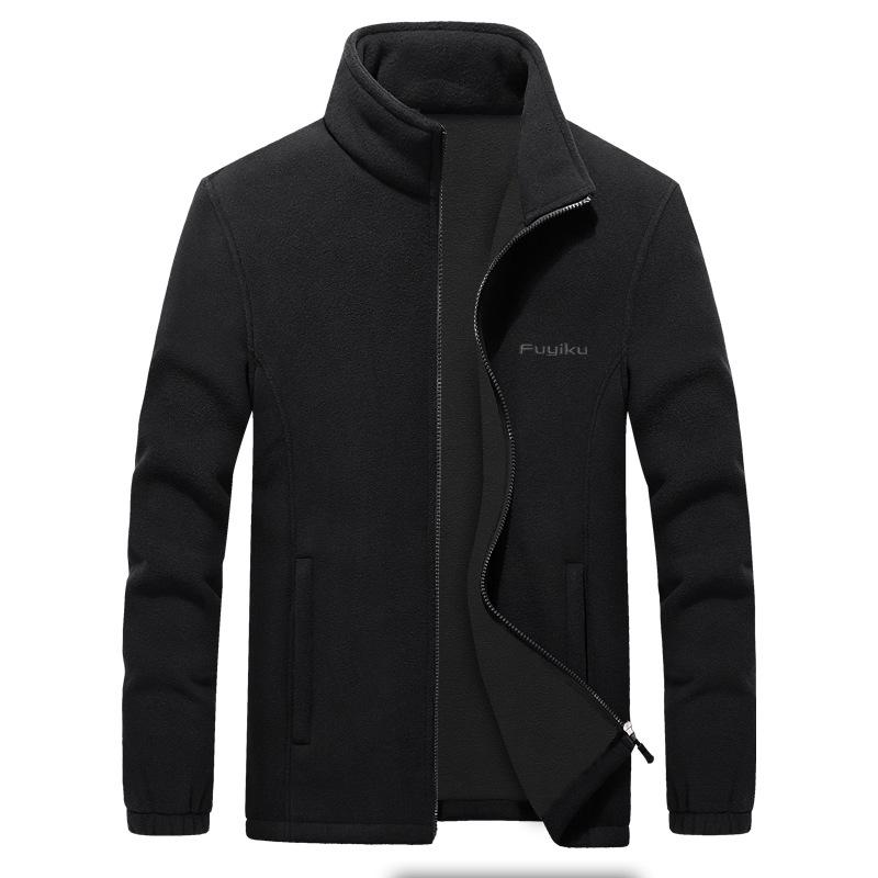 Мужские флисовые куртки Softshell больших размеров, мужские теплые толстовки, термопальто, ветровки, спортивная одежда