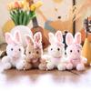 Rabbit Plush Pendant Keychain Animal Toys Doll Keyring Cartoon Pendants Bag